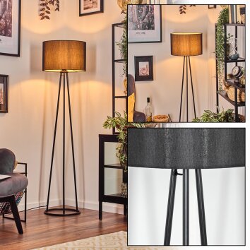 Soungou Golvlampa Svart, 1-ljuskällor