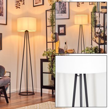 Soungou Golvlampa Svart, 1-ljuskällor