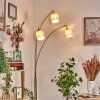 Bassagoda Golvlampa Mässing, Svart, 3-ljuskällor