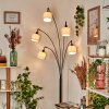 Bassagoda Golvlampa Krom, Svart, 5-ljuskällor