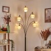 Sabadim Golvlampa Krom, Svart, 5-ljuskällor