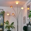 Nikkala Golvlampa Krom, Vit, 5-ljuskällor