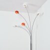 Nikkala Golvlampa Krom, Vit, 5-ljuskällor