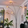 Nikkala Golvlampa Krom, Vit, 5-ljuskällor