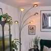 Nikkala Golvlampa Krom, Vit, 5-ljuskällor