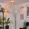 Nikkala Golvlampa Krom, Vit, 5-ljuskällor