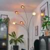 Nikkala Golvlampa Krom, Vit, 5-ljuskällor