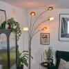 Nikkala Golvlampa Krom, Vit, 5-ljuskällor