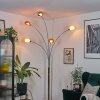 Nikkala Golvlampa Krom, Vit, 5-ljuskällor