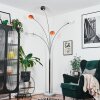 Nikkala Golvlampa Krom, Vit, 5-ljuskällor