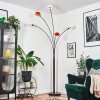 Nikkala Golvlampa Krom, Svart, 5-ljuskällor