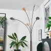 Nikkala Golvlampa Krom, Svart, 5-ljuskällor