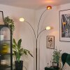 Nikkala Golvlampa Krom, Vit, 3-ljuskällor