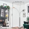 Nikkala Golvlampa Krom, Vit, 3-ljuskällor