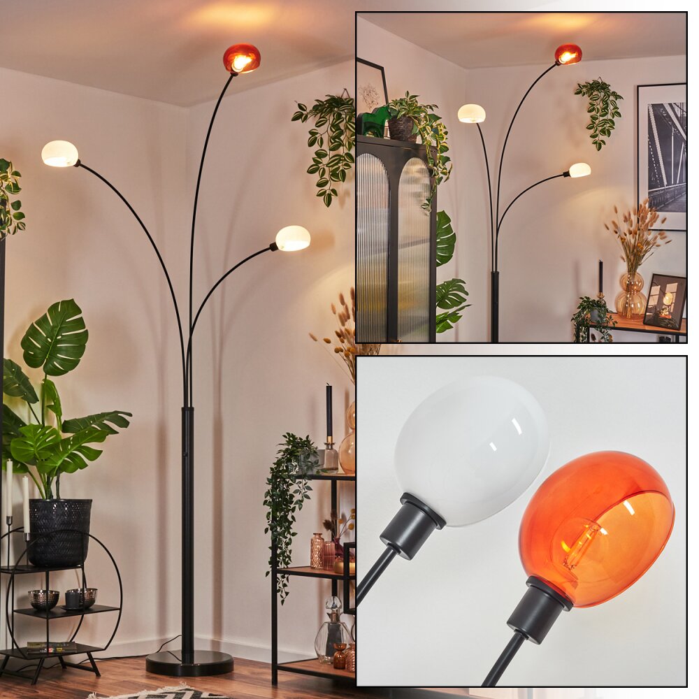 Nikkala Golvlampa Svart, 3-ljuskällor main product photo