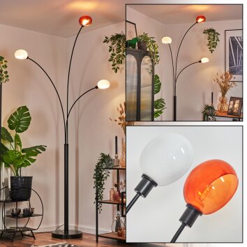 Nikkala Golvlampa Svart, 3-ljuskällor