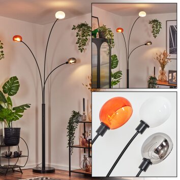 Nikkala Golvlampa Svart, 3-ljuskällor