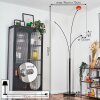 Nikkala Golvlampa Krom, Svart, 3-ljuskällor