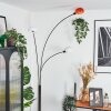 Nikkala Golvlampa Krom, Svart, 3-ljuskällor