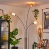 Nikkala Golvlampa Krom, Svart, 3-ljuskällor
