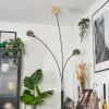 Nikkala Golvlampa Krom, Svart, 3-ljuskällor