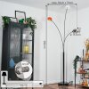Nikkala Golvlampa Krom, Svart, 3-ljuskällor