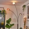 Nikkala Golvlampa Krom, Svart, 3-ljuskällor
