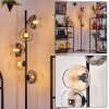 Koyoto Golvlampa 31 cm Amber, Klart, Rökfärger, 5-ljuskällor