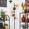 Koyoto Golvlampa 31 cm Amber, Krom, Rökfärger, 5-ljuskällor