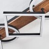 Cascada Taklampa LED Brun, träoptik, Svart, 1-ljuskällor