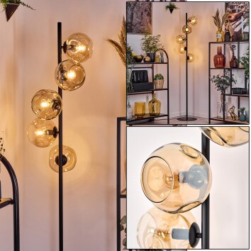 Ripoll Golvlampa Amber, 5-ljuskällor Ripoll Golvlampa Amber, 5-ljuskällor