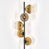 Koyoto Golvlampa 31 cm Guld, Klart, 5-ljuskällor