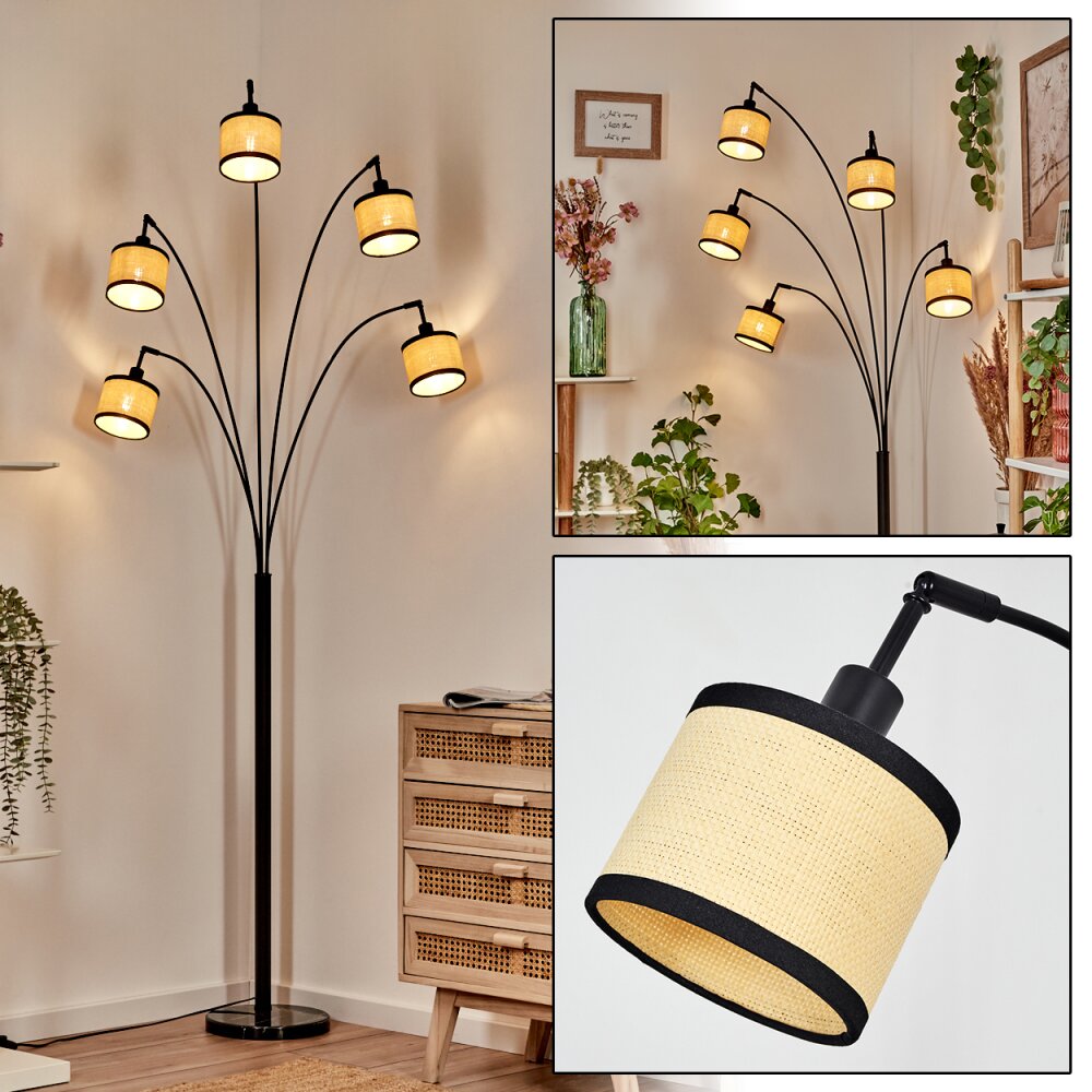 Chellas Golvlampa Svart, 5-ljuskällor main product photo