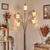 Bassagoda Golvlampa Krom, Svart, 5-ljuskällor