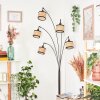 Ramila Golvlampa Krom, Svart, 5-ljuskällor