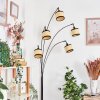Chellas Golvlampa Krom, Svart, 5-ljuskällor