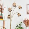 Ramila Golvlampa Mässing, Svart, 5-ljuskällor