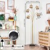 Ramila Golvlampa Mässing, Svart, 5-ljuskällor