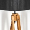 Soungou Golvlampa Naturfärger, Svart, 1-ljuskällor