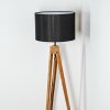 Soungou Golvlampa Naturfärger, Svart, 1-ljuskällor