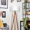 Soungou Golvlampa Naturfärger, Svart, 1-ljuskällor