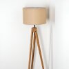 Soungou Golvlampa Naturfärger, Svart, 1-ljuskällor