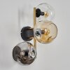Ripoll kullampa, Vägglampa Guld, Svart, 3-ljuskällor