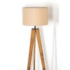 Soungou Golvlampa Naturfärger, Svart, 1-ljuskällor