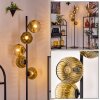Ripoll Golvlampa Guld, Klart, 5-ljuskällor