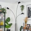 Nikkala Golvlampa Krom, Svart, 3-ljuskällor