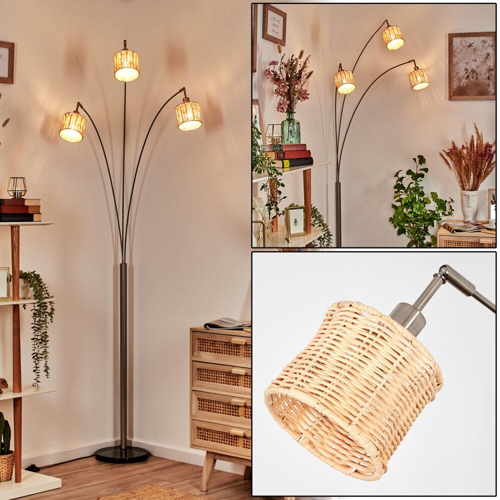 Cavaca Golvlampa Nickel matt, Svart, 3-ljuskällor main product photo