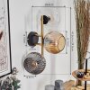 Ripoll kullampa, Vägglampa Guld, Svart, 3-ljuskällor