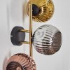 Ripoll kullampa, Vägglampa Guld, Svart, 3-ljuskällor