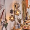Ripoll kullampa, Vägglampa Guld, Svart, 3-ljuskällor